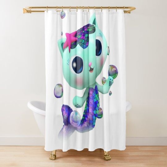 Discover Mercat - Gabby's Dollhouse Shower Curtain