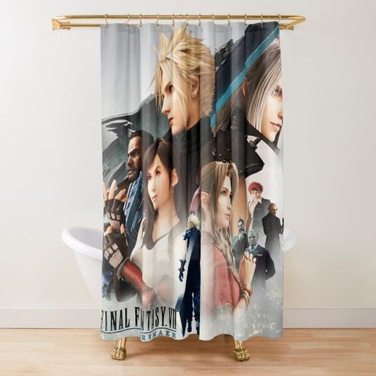 Discover Final Fantasy VII Remake Shower Curtain