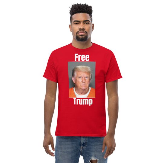 Discover Free Trump 2024 Mug shot T-shirt