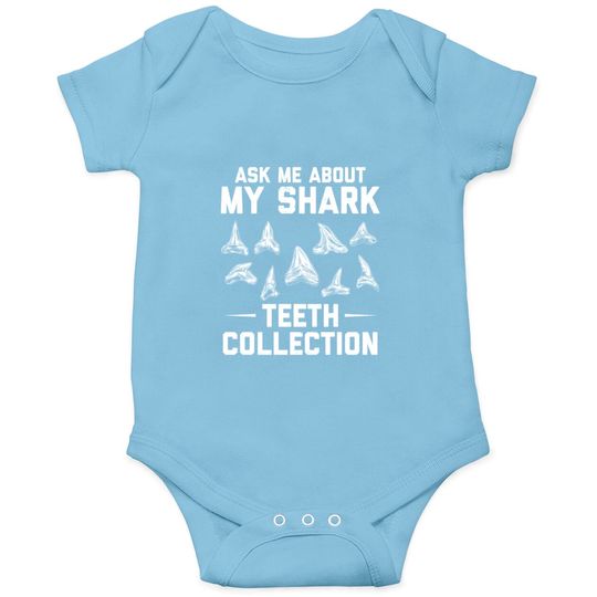 Discover Shark Tooth Collector | Shark Fossils Gift Onesies