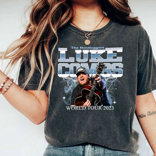Discover Lukee Comb World Tour 2023 T-Shirt, Lukee Comb Tour Shirt, Lukee Comb Merch