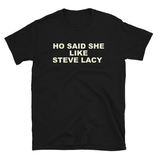 Discover Ho Said She Like Steve Lacy T-Shirt sarcastic quote shirt