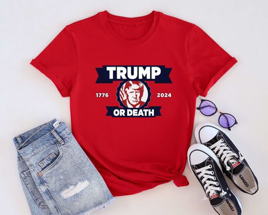 Discover Trump or Death Shirt,Est 1977 Trump 2024 Shirt,Take America Back Shirt,Republican Shirt