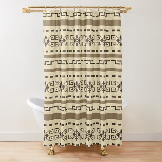 Discover The Dude's Cardigan pattern - The Big Lebowski Shower Curtain