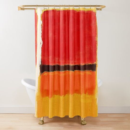 Discover HQ untitled by mark rothko - high quality painting Shower Curtain