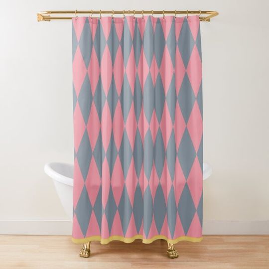 Discover Howl's Moving Castle Pattern Shower Curtain