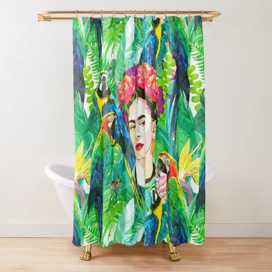 Discover Frida in Flight, I Shower Curtain
