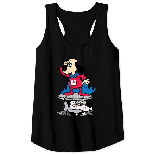 Discover Underdog | Underdog & Riff Raff On Look-Out Tank Tops