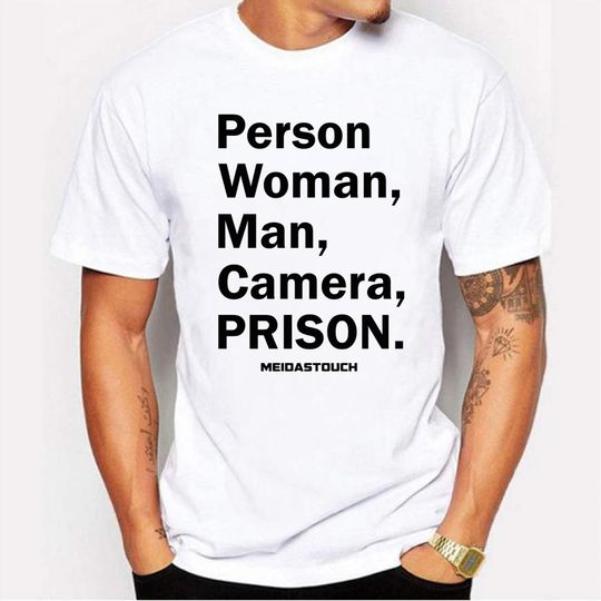 Discover Person Woman Man Camera Prison Meidastouch Shirt