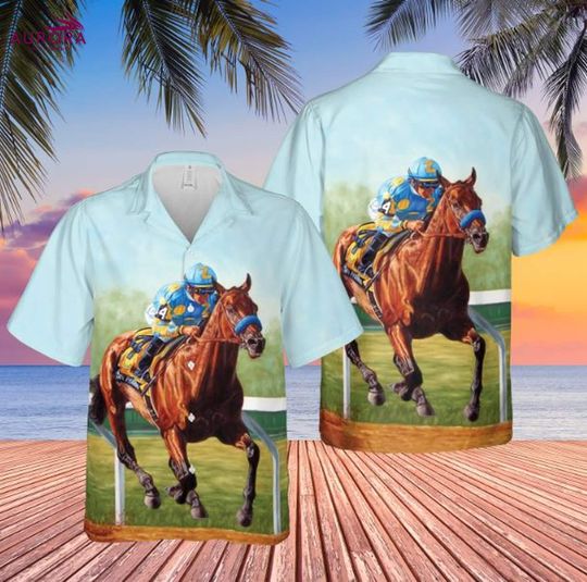 Discover Kentucky Derby Horse Racing 3D Hawaiian Shirt