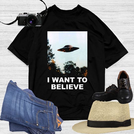 Discover The X Files I Want To Believe T-Shirt, The X Files Shirt
