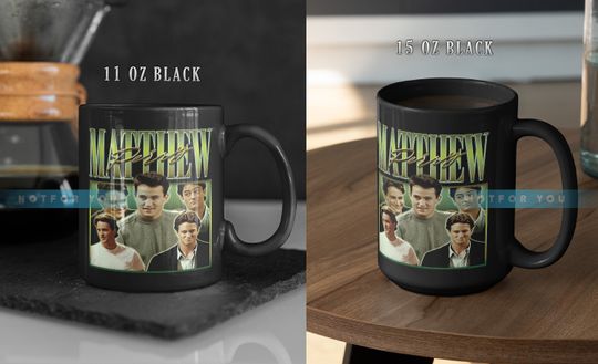 Discover MATTHEW PERRY Coffee Mug, Matthew Perry Mug, Courteney Cox Friends Mug