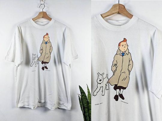 Discover Vintage Tin Tin 1994 Hurge T-shirt Movie Merch