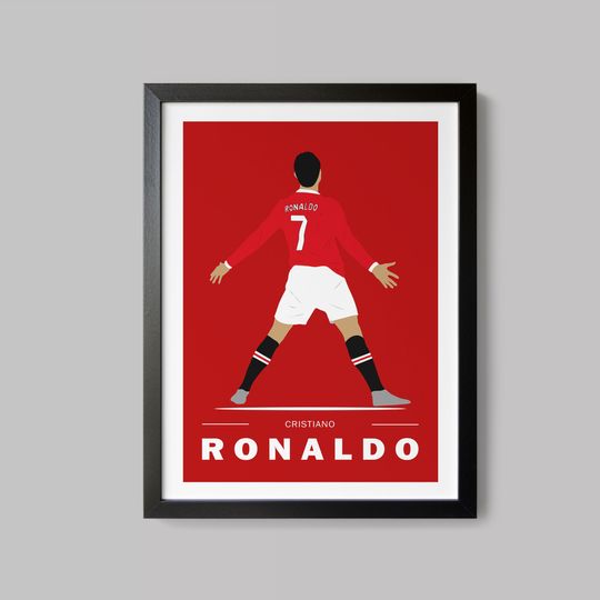 Discover Cristiano Ronaldo Soccer Wall Art