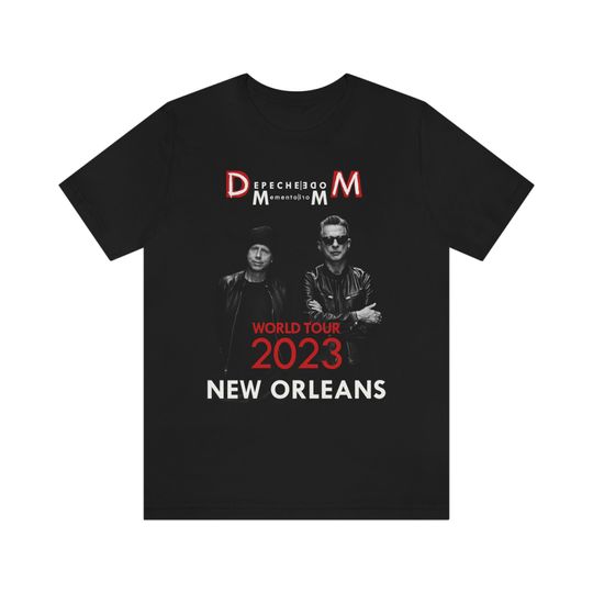 Discover Depeche Mode Tour Shirt 2023, Memento Mori Depeche Mode World Tour Concert in New Orleans Shirt