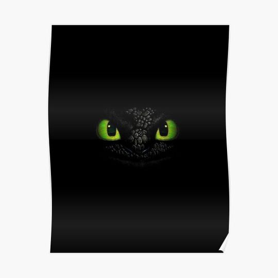 Discover How To Train Your Dragon(Toothless) Premium Matte Vertical Poster