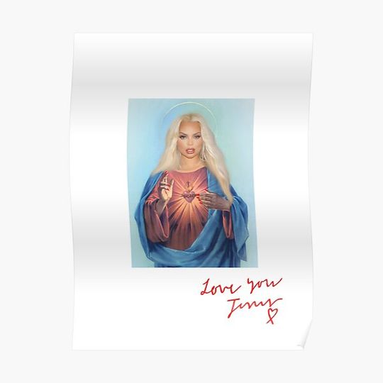 Discover Trisha Paytas Jesus Premium Matte Vertical Poster