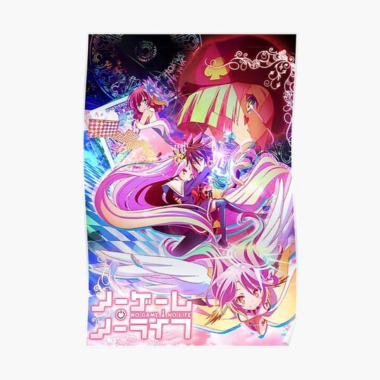 Discover No Game No Life Poster v2 Premium Matte Vertical Poster