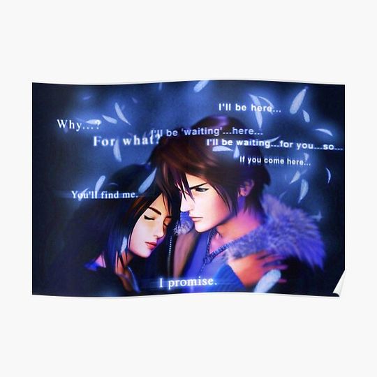 Discover Final Fantasy VIII - Eyes on Me Premium Matte Vertical Poster