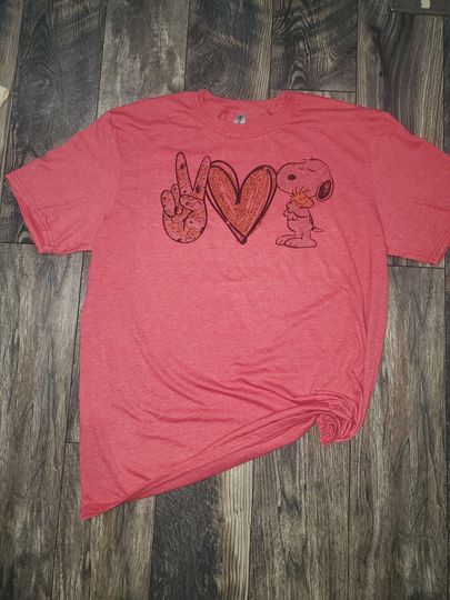 Discover Peace, Love, Snoopy / Snoopy / Sublimation T Shirt