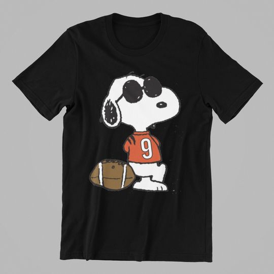 Discover Cinci QB Joe Cool Snoopy Mashup T-Shirt