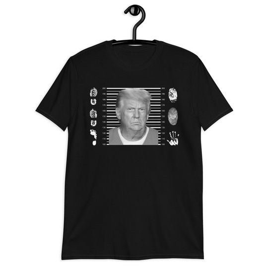Discover Trump Mug Shot T-Shirt, Trump Mugshot Shirt
