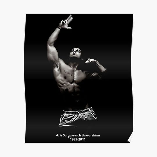 Discover Zyzz Gym Premium Matte Vertical Poster