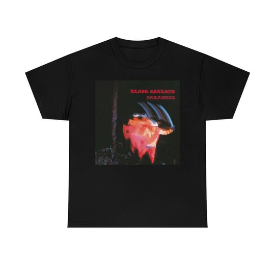 Discover Black Sabbath Paranoid Album Cover Shirt | Black Sabbath Fan Album Cover Shirt