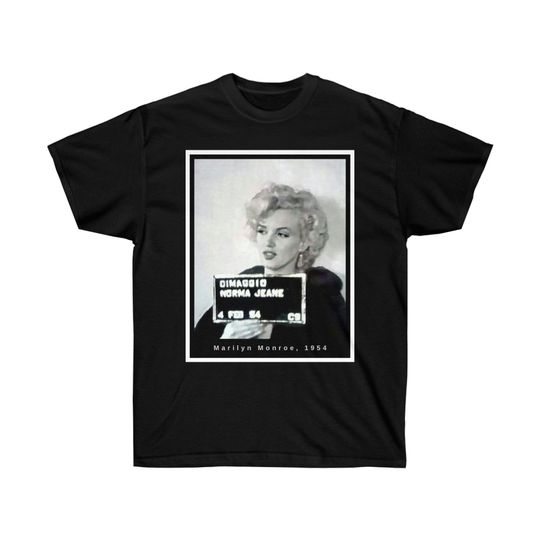 Discover Marilyn Monroe Mugshot Tee