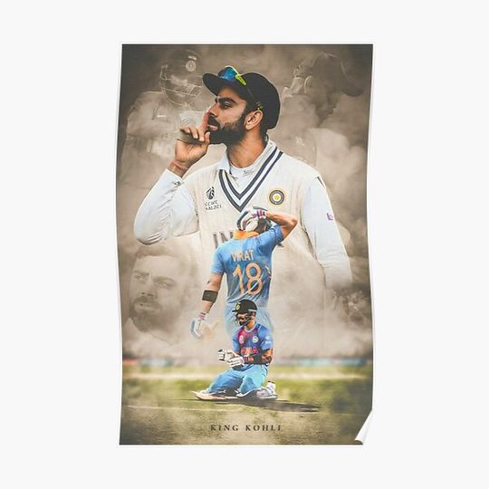 Discover virat kohli Premium Matte Vertical Poster