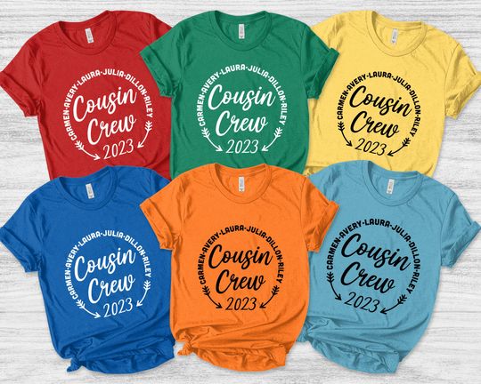 Discover Cousin Crew Family Matching T-shirt