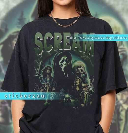 Discover Vintage Scream Movie Shirt