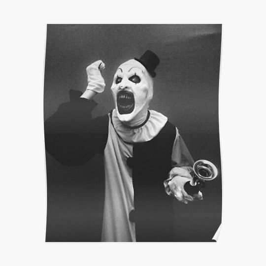 Discover Terrifier Art The Clown Horror Premium Matte Vertical Poster
