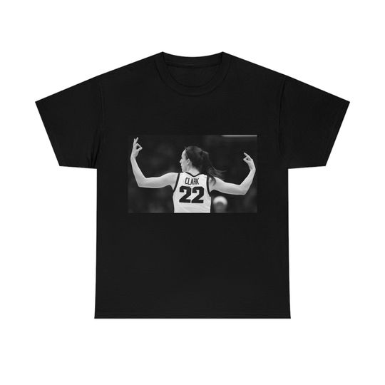 Discover Caitlin Clark 22 Logo Tee | Hawkeye Basketball Merchandise