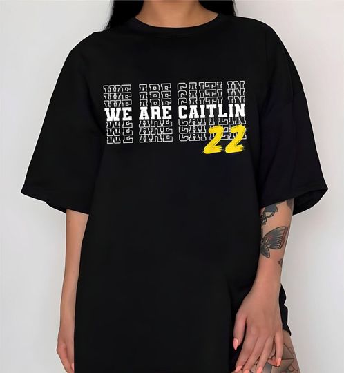 Discover Caitlin Clark 22 Logo Tee | Hawkeye Basketball Merchandise
