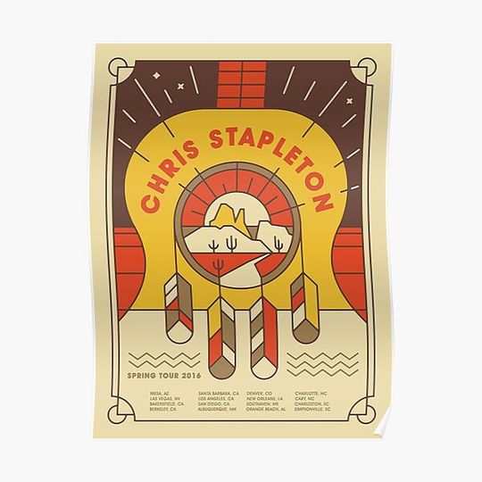 Discover chris stapleton Premium Matte Vertical Poster