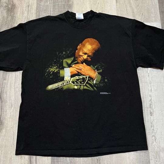 Discover Vintage BB King Shirt 2002 King Road Show Tour T-Shirt