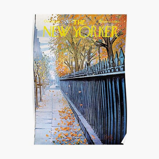 Discover The New Yorker October 19, 1968 Premium Matte Vertical Poster
