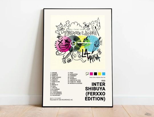 Discover Feid / INTERSHIBUYA (FERXXO EDITION) Album Cover Poster