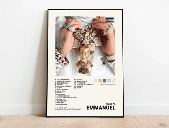 Discover Anuel AA / EMMANUEL Album Cover Poster