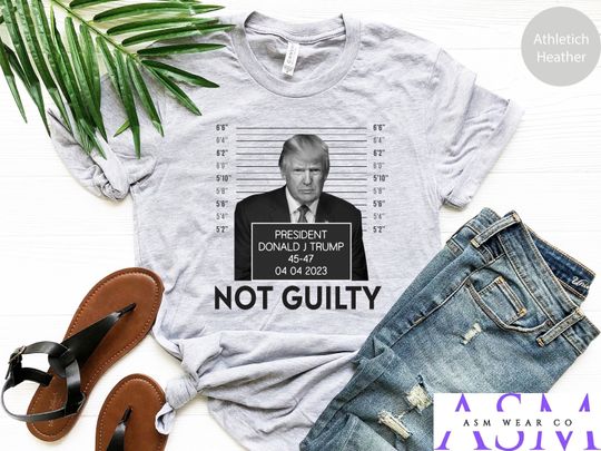 Discover Trump Mug Shot Shirt Trump Not Guilty T Shirt