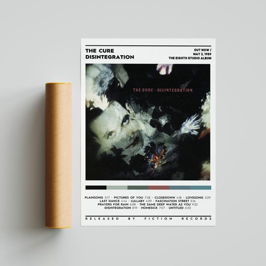 Discover The Cure Album Poster