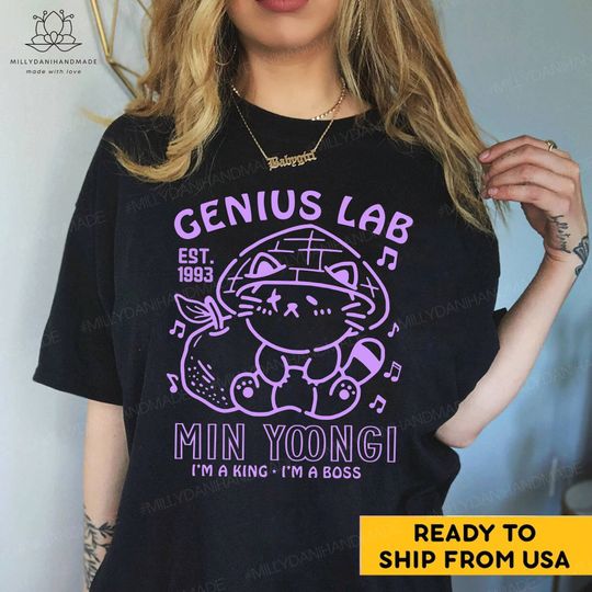 Discover Min Yoongi Shirt, Genius Lab Shirt, Catchwita T-Shirt, Agust D Daechwita Tee, SUGA Shirt, Yoongi T-Shirts