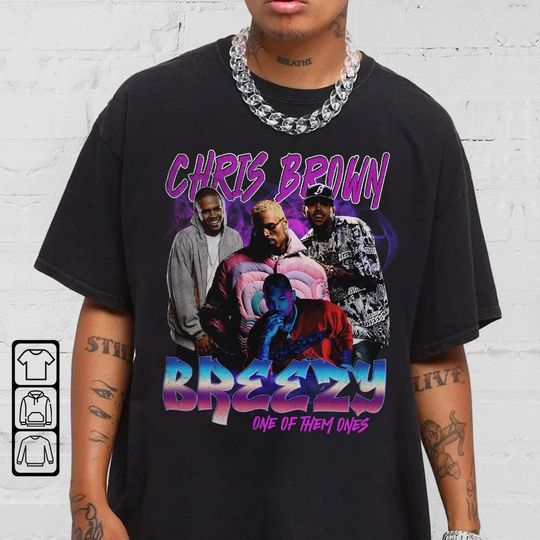 Discover Chris Brown Music Shirt, Album Breezy Music Pop