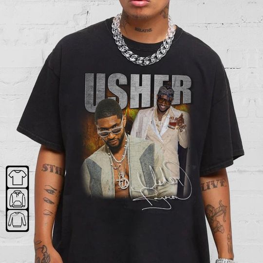Discover Usher Music Shirt, Usher Music Pop