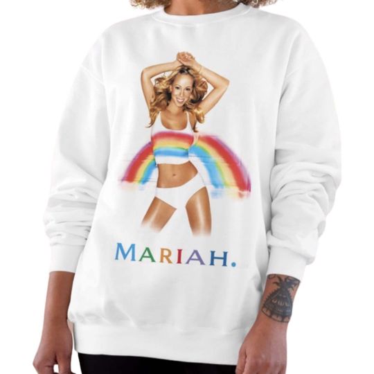 Discover Mariah Carey Sweatshirt | Mariah Carey Rainbow Sweater