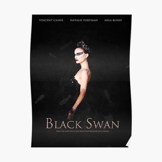 Discover black swan poster Premium Matte Vertical Poster