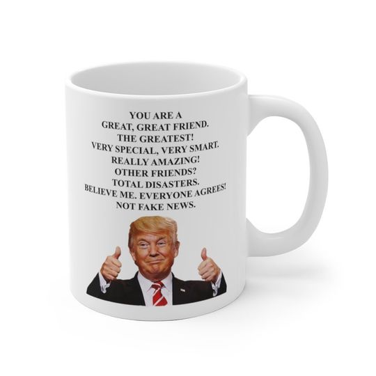 Discover Donald Trump Friend Two Thumbs Mug