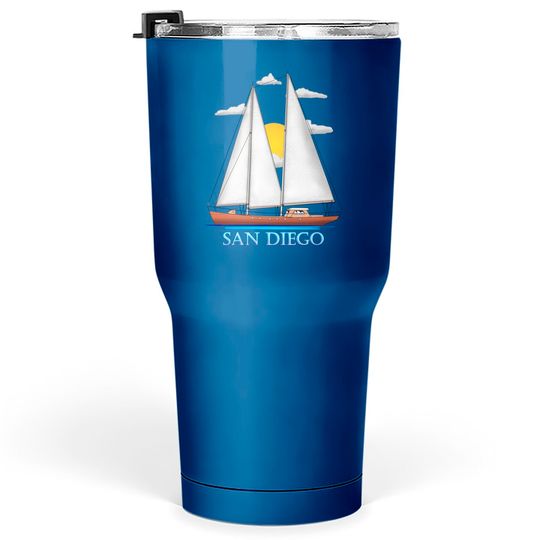 Discover Punta Mita Coastal Nautical Sailing Sailor Tumblers 30 oz