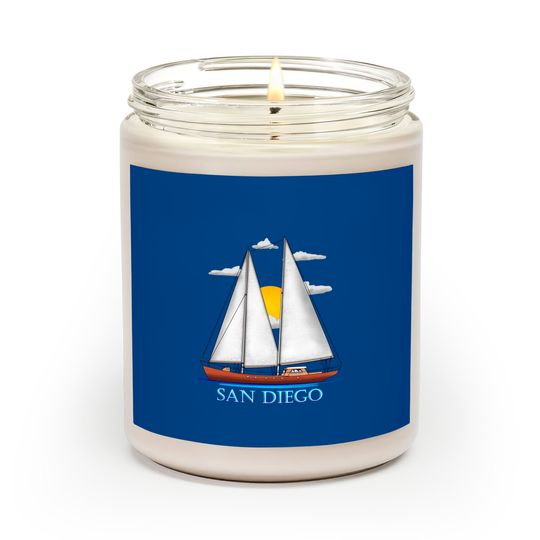 Discover Punta Mita Coastal Nautical Sailing Sailor Scented Candles